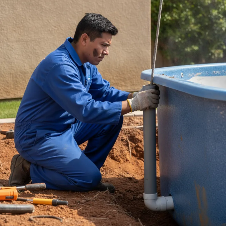 Instalación de Albercas servicio en Hacienda Santa Fe